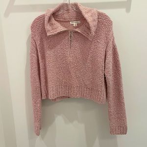 Aeropostale pink knit turtleneck sweater